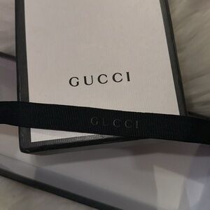 Authentic GUCCI Long Gift Box with Gucci Ribbon
